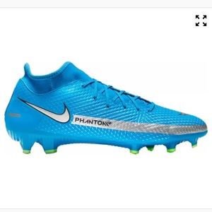 Nike Phantom Blue Soccer Cleats Youth Size 6